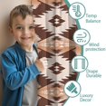 thumbnail image 3 of Blackout Kids Curtains,Boho Bohemia Geometric Line Art Childrens Insulated Curtains Set Of 2,Bedroom Essentials,Toddler Room Decor 52"x84"(132x213cm), 3 of 4