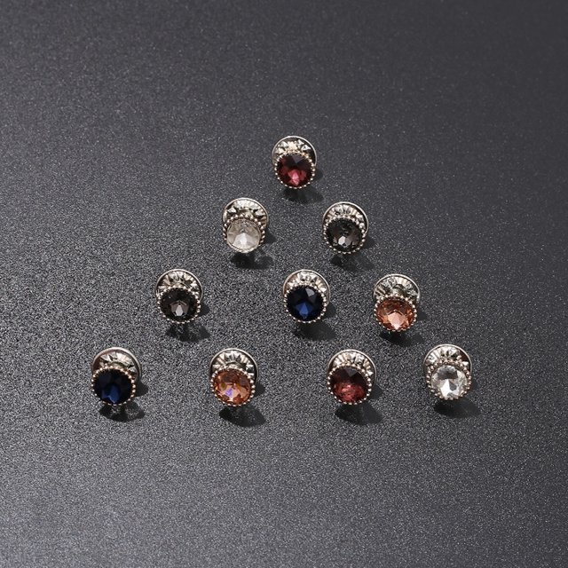 Broche de hebilla de cárdigan versátil con escote de artefacto de hebilla anti-luz, decoración de ropa fija linda para mujer