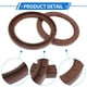 thumbnail image 5 of Sellos de aceite universales de Bargains únicos TC de doble labio con anillo de sellado de resorte de acero para ejes rotativos de alta presión de goma FKM marrón 2 piezas 100x130x12mm, 5 of 7