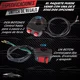 thumbnail image 4 of 2 Faros Lupa Led Cree Moto Universal Ojo Ángel Estrobo U7, 4 of 8