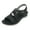 Black, variant on Sandals Women's Platform Sandals Wedge Ankle Strap Open Toe Sandals(Black,420.00)