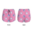 thumbnail image 6 of Goofa French Bulldog Printed Women 2 in 1 Running Shorts,Quick Dry Athletic Workout Shorts,High Waisted Athletic Shorts with Liner Pockets-Large, 6 of 9