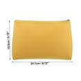 thumbnail image 2 of Unique Bargains 1 Pcs Portable Makeup Bag Toiletry Bag Cosmetic Organizer for Travel Storage Bag PVC Leather Yellow, 2 of 7