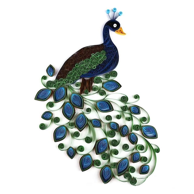 Inteprter Arte de quilling de papel con kit hecho de papel, seguro y duradero, artes de quilling de papel DIY para niños Artesanía tipo 4