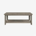 thumbnail image 4 of 48" Minimalist Wood Coffee Table - Gray Wash, 4 of 6