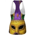 thumbnail image 2 of Mardi Gras Mask All Over Womens Work Out Tank Top Multi 2XL, 2 of 2