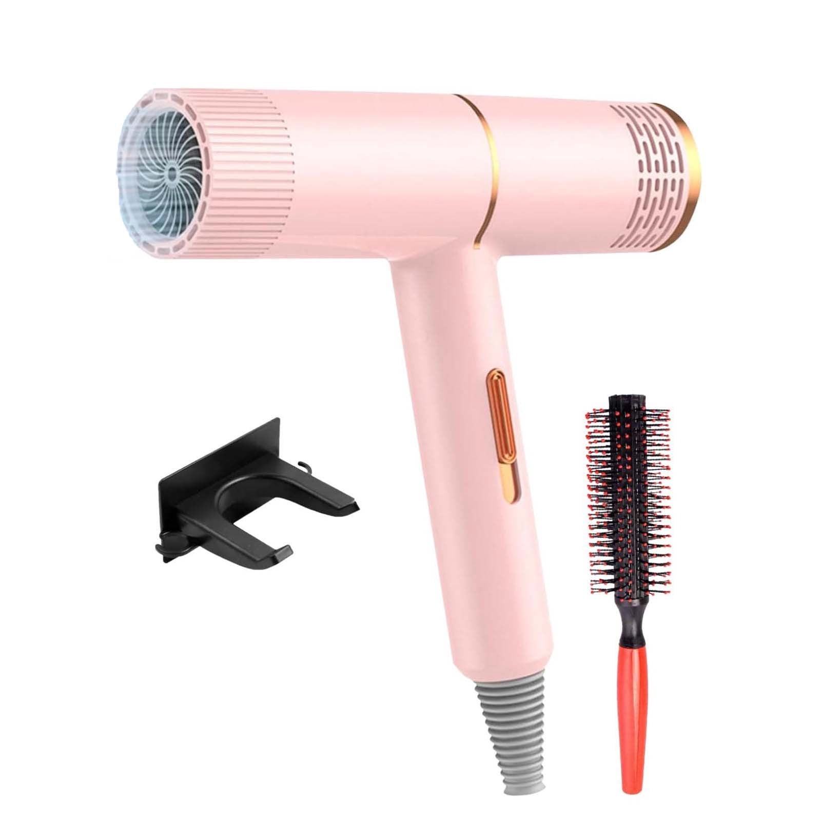 Hair Dryer Color High Power Hair Dryer Home Hair Dryer Hot Wind Comb Hair Salon Blowing Comb Low Hair Dryer 3 Wind Speeds 3 Temperature