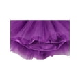 thumbnail image 4 of Women Elastic 4 Layered Tulle Tutu Skirt for Marathon Running, Purple, 4 of 4