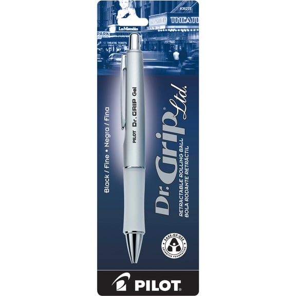 Pilot, PIL36272, Dr. Grip Retractable Gel Rollerball Pens, 1 Each