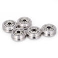 thumbnail image 1 of LAFGUR Roue en Acier Inoxydable Type V, 5 Pcs Roue en Acier Inoxydable 3D Accessoires pour Imprimante Openbuilds Trou Intérieur 5mm, Pièces d'Imprimante 3D, 1 of 8