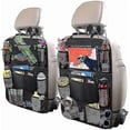 thumbnail image 1 of Car Back Seat Organizer With Touch Screen Tablet Holder Automatic Storage Pocket Protector For Travel, 1 of 5