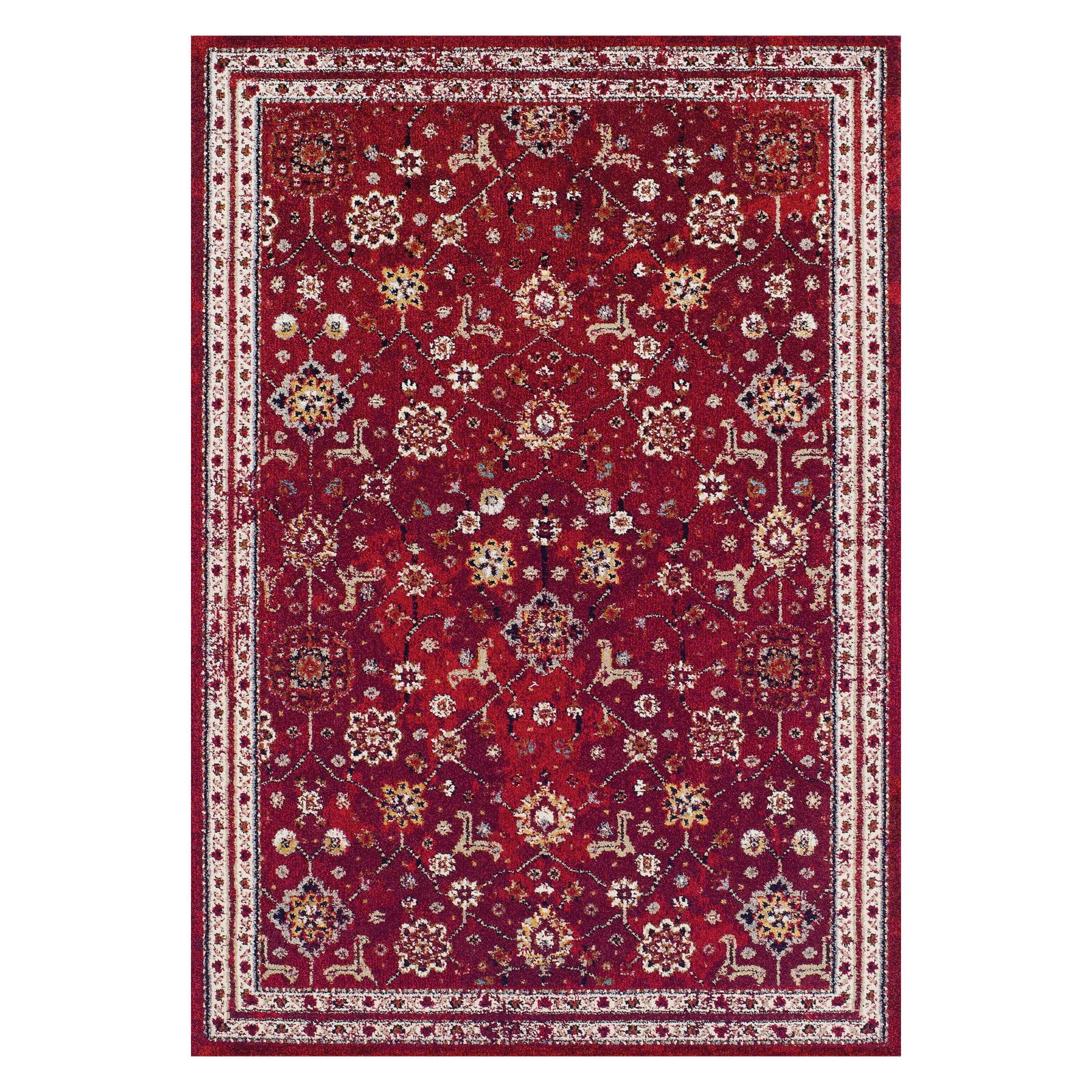 Couristan Vintage Bijar/Claret Rug, Multiple Sizes - Walmart.com