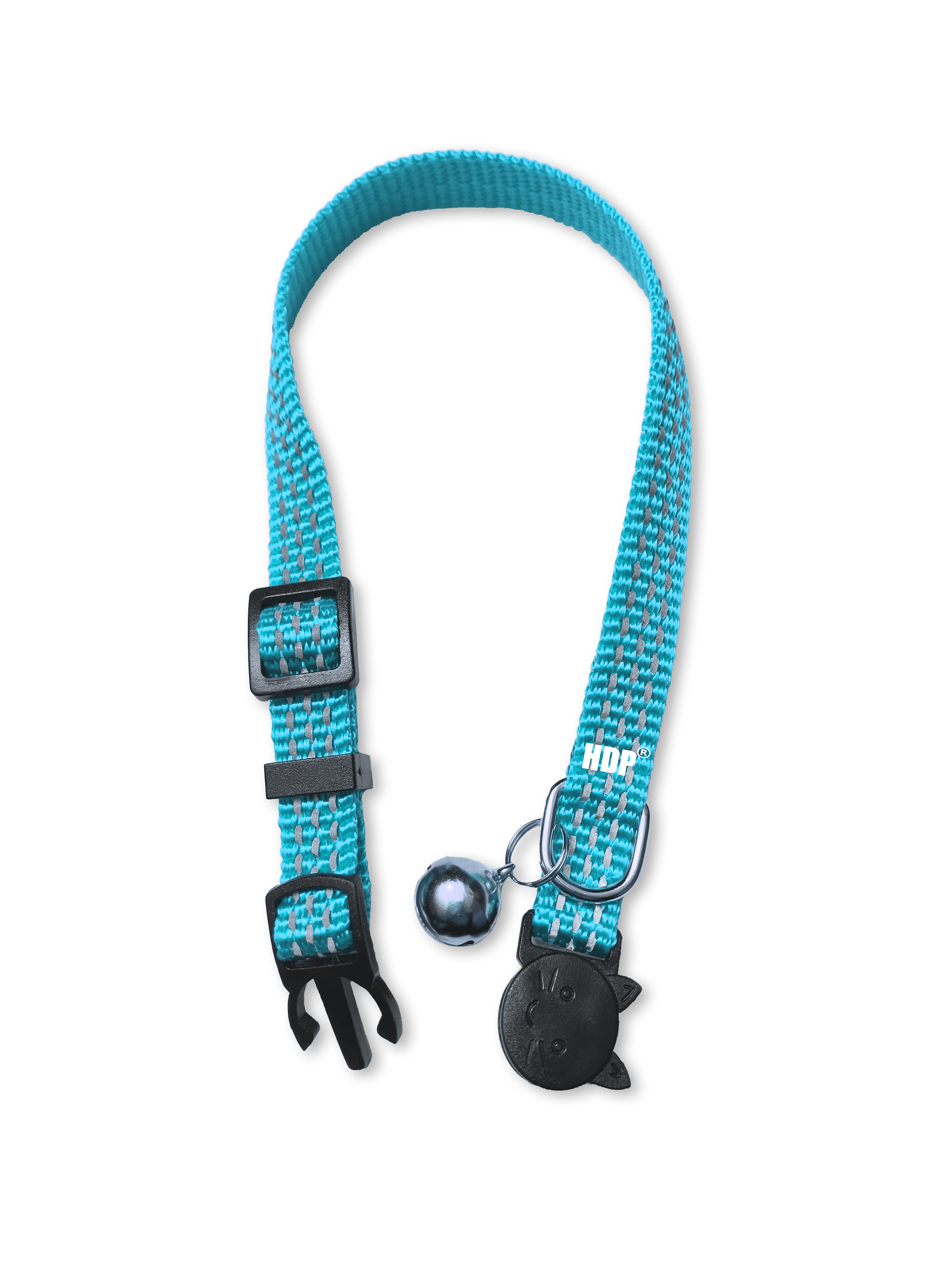 HDP Breakaway Reflective Cat Collars ColorBluebird