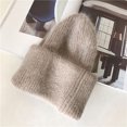 thumbnail image 1 of LinYooLi Korean Version Of The Autumn And Winter 100% Knit Cap Soft Cute Small Fresh Melon Skin Cap Soft, 1 of 6
