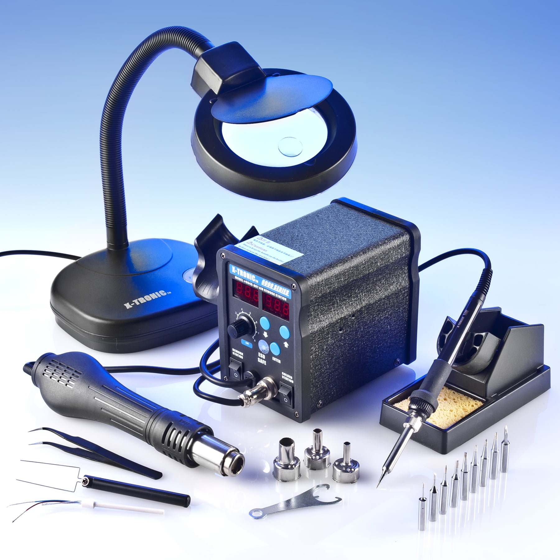 XTronic 6040 Soldering Iron & Hot Air Rework Station