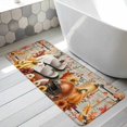thumbnail image 2 of Runner Rug 1.64'x5.25', Fall Pumpkins Non Slip Backing Floor Mats Soft Area Rugs, Absorbent Muddy Dirt Trapping Carpet for Entryway Hallway Kitchen Thanksgiving Harvest Football Flowers Vintage, 2 of 9
