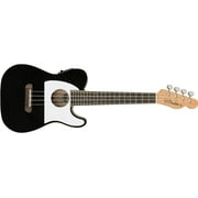 Fender Fullerton Telecaster Acoustic-Electric Ukulele, Black