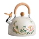 thumbnail image 5 of Hervidor de té con silbato floral HWRETIE,herramienta de cocina doméstica de acero inoxidable,accesorio decorativo y funcional para hervir agua, 5 of 9