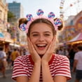 thumbnail image 1 of Candy Candy Hairband Headwrap for Girls Playful Theme Adjustable Elastic Accessory for Casual Street, 1 of 4