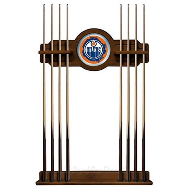 Holland Bar Stool CueChrdEdmOil Edmonton Oilers Cue Rack - Chardonnay