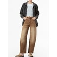 thumbnail image 3 of DOKOTOO Women's Barrel Jeans Wide Leg Vintage Mid Rise Y2k Baggy Boyfriend Ankle Denim Pants, 3 of 9