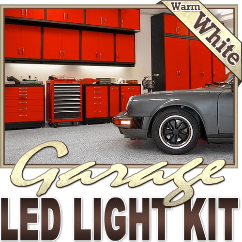 Kapsco Moto 32 8 Ft White Garage Tool Shed Deck Led Lighting