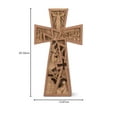 thumbnail image 2 of Croix de Table en Résine Pierre Étapes de la Résurrection du Christ 8 x 6, 2 of 6