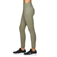 thumbnail image 5 of Avalanche Women's Slim Fit Hybrid Stretch Woven Knit Pant With Zipper Pockets, 5 of 5