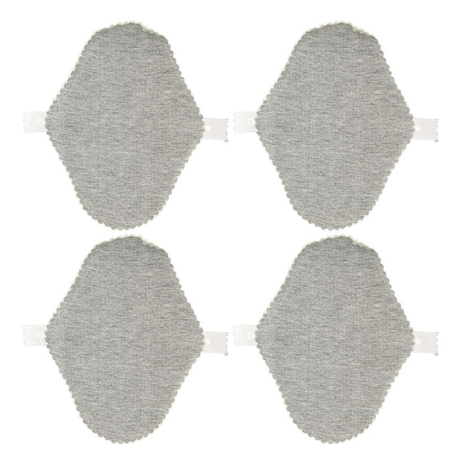 Lot de 4 protège-slips en tissu graphène absorbant l'eau, respirants, anti-fuites, lavables et réutilisables, pour femmes, taille M