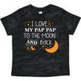 thumbnail image 3 of Inktastic I Love My Pap Pap to the Moon and Back Boys or Girls Toddler T-Shirt, 3 of 5