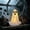 605#white, variant on Cute Halloween Standing Ghost Decor, Round Eye Fangs Fabric Ghost Ornament for Tabletop Porch Entryway Yard Spooky Party Display, 14.6 in, 1 Pc