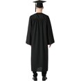 thumbnail image 3 of ZHAOCHENG Toga y birrete de graduación para adultos L 2023 Set de graduación unisex Negro, 3 of 5