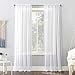 thumbnail image 3 of No. 918 Emily Sheer Voile Single Curtain Panel, 59 x 108 Inch, White, 3 of 4