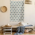 thumbnail image 2 of Traditional House Decor Tapestry, Retro Boho Welsh Pears with Persian Pickles Motif Artsy Home Decor, Wall Hanging for Bedroom Living Room Dorm Decor, 40W X 60L Inches, Brown Blue, by Ambesonne, 2 of 5