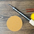 thumbnail image 4 of 50 piezas de esponja para soldar, herramienta para limpiar puntas de soldador, esponjas cosméticas redondas amarillas, respetuosas con el medio ambiente, 4 of 6