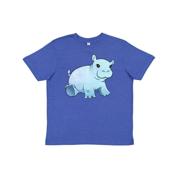 Inktastic Cute Baby Hippo Youth T-Shirt