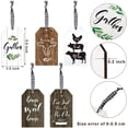 thumbnail image 2 of 5 Pieces Farmhouse Tiered Tray Decor Home Sweet Home Wood Sign Table Kitchen Rustic Wood Decoration with Buffalo Plaid Ribbons for Thanksgiving Fall Autumn Decor, 2 of 7