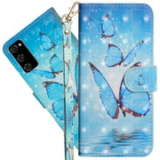 COTDINFOR Compatible with Galaxy S20 FE 5G Wallet Case Leather Flip case Slim 3D Painted Design with Card Slot Holder