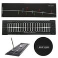 thumbnail image 2 of Golf Putting Practice Training aid,Perfect Perfect Practice Golf Putting Soft silicone mat 3 Pieces in 1Set with Putting arc Black, 2 of 6