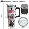 thumbnail image 2 of Halloween Gifts For Women-40oz Horror Tumbler Ghost Tumbler With Handle Lid and Straw-Stainless Steel Insulated Travel Coffee Cup-Halloween Gifts For kids, 2 of 6