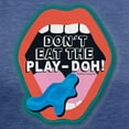 thumbnail image 3 of CafePress - Don't Eat The Play Doh! T Shirt - Womens Tri-blend T-Shirt, 3 of 4