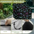 thumbnail image 4 of Renewold Waterproof Outdoor Chair Covers UV Protection Dust Proof Swivel Outdoor Chair Cover Halloween Decor for Patio Lawn Furniture Fits up to 29W x 33D x 36H Inches, Bat Spider Web Print, 4 of 7