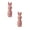Pink 2PCS, variant on Fozruso Easter Flocked Bunny Desktop Decor, 7.48 Inch, Pink,Best Way Together To Celebrate