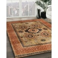 thumbnail image 2 of Ahgly Company Indoor Rectangle Abstract Red Oriental Area Rugs, 7' x 9', 2 of 6