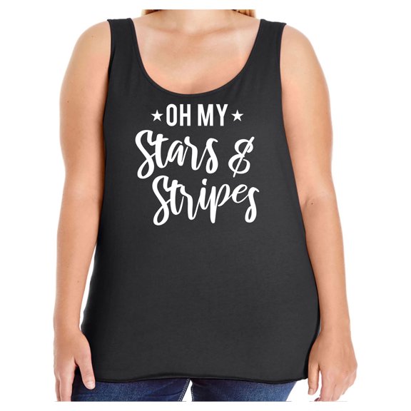 Oh My Stars & Stripes Womens Tank Top