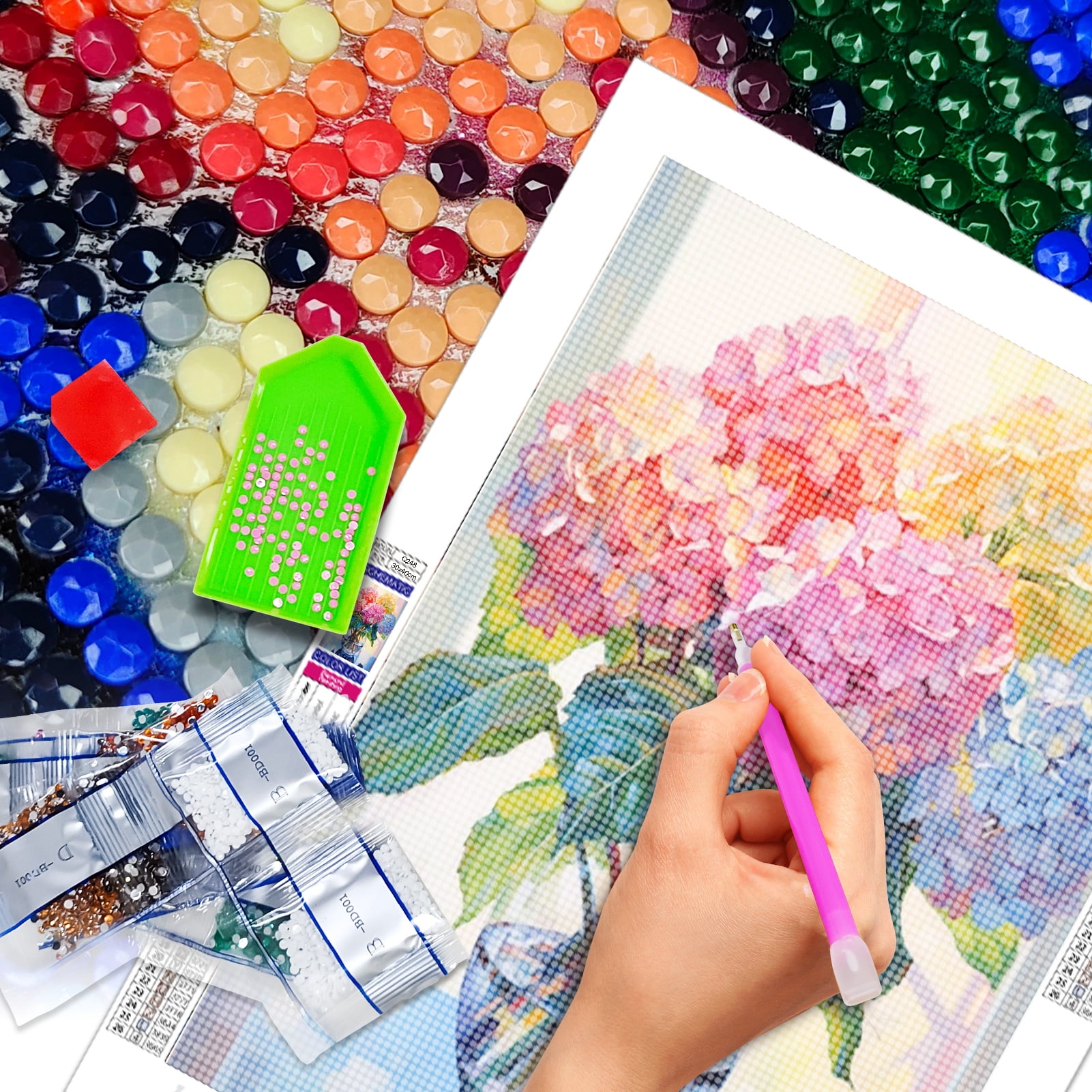 JYLMOOD Diamond Painting Kits for Adults, Full Drill Crystal Rhinestone Arts and Crafts，Gem Art Painting with Diamond Home Wall Decor (11.8x15.7in)
