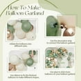 thumbnail image 3 of Green White Gold Balloons Garland Arch Kit,White Balloons with Gold Latex Balloons for Boho Wedding Baby Bridal Shower Engagement Anniversary Birthday Decorations Backdrop(5 10 12 18inch ), 3 of 8