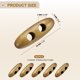 thumbnail image 2 of 50 Piezas de Botones de Madera con Toggle, Botones de Madera en Forma de Aceituna de 30 mm/1.2 Pulgadas con Doble Agujero para Costura DIY de Abrigos, Café Claro, 2 of 7