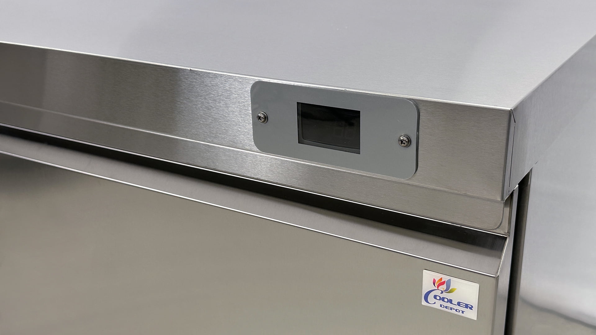 Cooler Depot 72 In. 16.6 Cu.ft Stainless Steel Undercounter Freezer TUC72F, NSF Certified