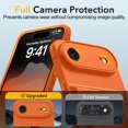 thumbnail image 4 of Funda Cartera Oterkin para iPhone 17 Air 6.5" con Protector RFID y Soporte, Naranja, 4 of 8